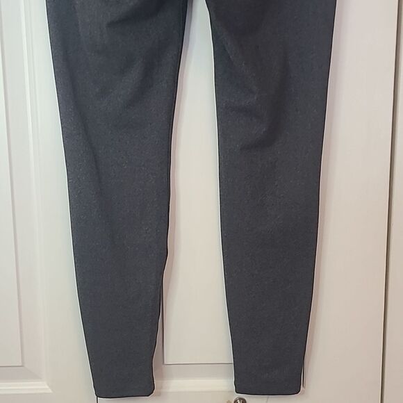 Eileen Fisher Pull On Herringbone Black & Gray Slim Leg Trouser Leggings Size PS - Picture 7 of 10